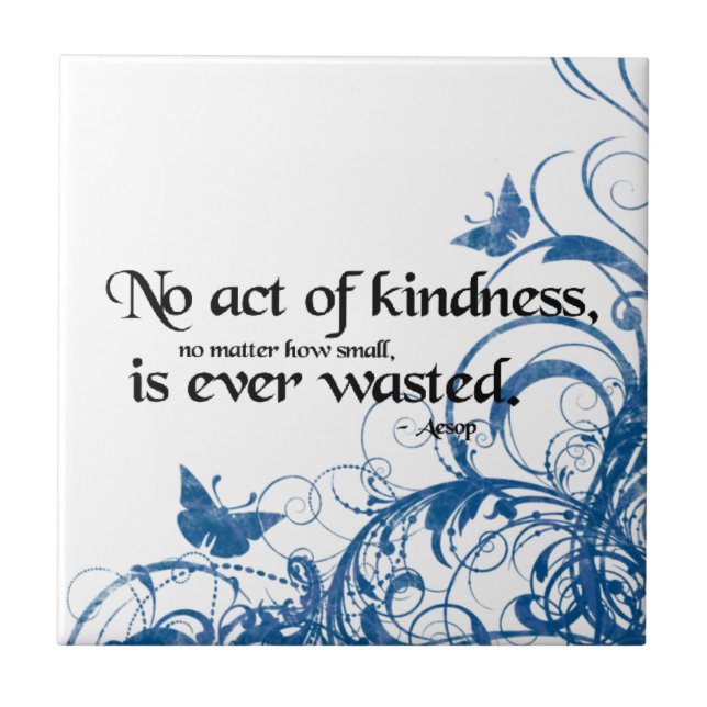 Freundlichkeits-Schmetterlingswirbel Fliese (Vorderseite)