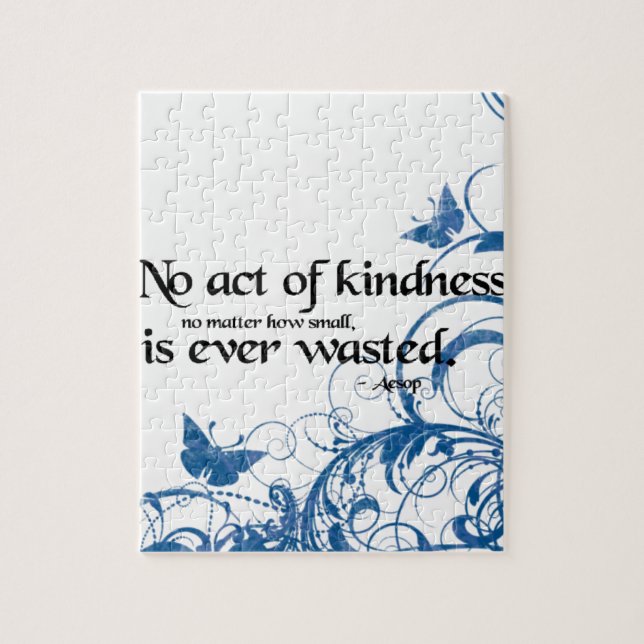 Freundlichkeits-Schmetterlingswirbel Puzzle (Vertikal)