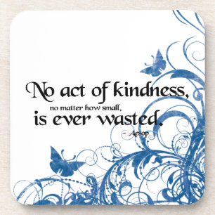 Freundlichkeits-Schmetterlingswirbel Untersetzer