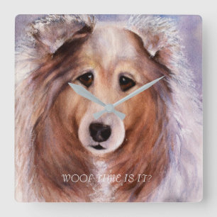 FREUNDLY GOLDEN COLLIE QUADRATISCHE WANDUHR