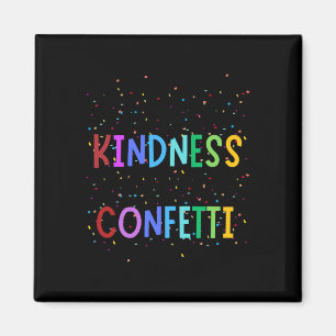 Freundness Confetti - Helle und farbenfrohe Positi Magnet