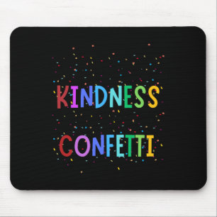 Freundness Confetti - Helle und farbenfrohe Positi Mousepad