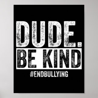 Freundness Day Unity Day Orange No bullying Poster