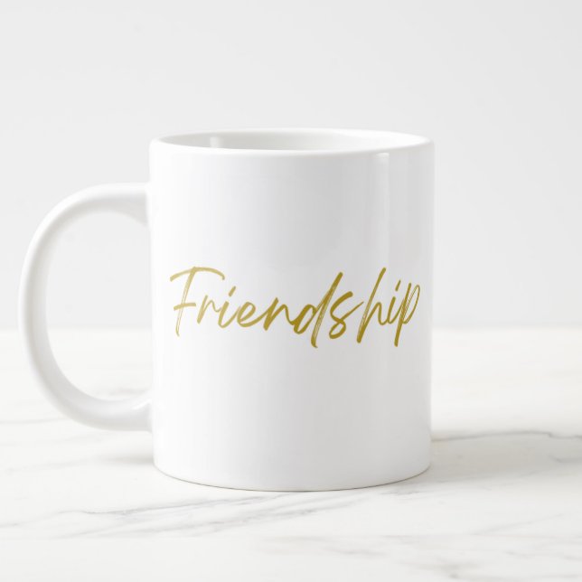 Freundschaft 20 oz Jumbo Tasse (Links)