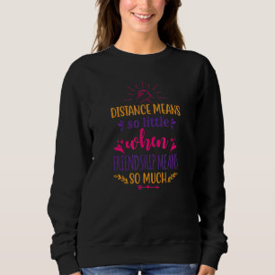 Freundschaft 2 Beste Zwei Distanz Bff Freunde Best Sweatshirt