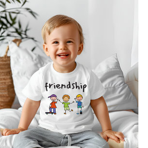 Freundschaft Baby T-shirt