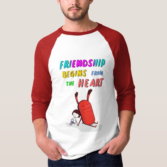 Freundschaft beginnt ab Herbst Juli Dämonen 30 Fre T-Shirt (Vorderseite)