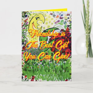 Freundschaft beste Geschenk Kind Geburtkarte Karte