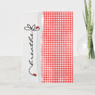 Freundschaft Blume mit Lady Bugs Karte