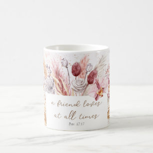 Freundschaft Boho Bible Verse Inspiration Blumen Kaffeetasse