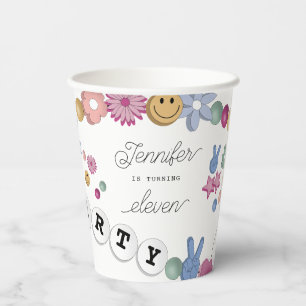 Freundschaft Bracelet Girl Jewele Geburtstagsparty Pappbecher