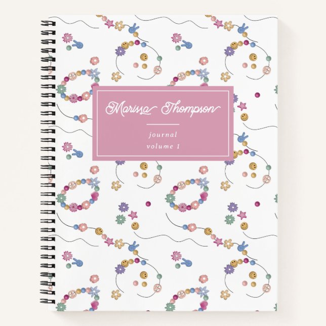 Freundschaft Bracelet Girl Jewelry Teen Journal Notizbuch (Vorderseite)