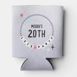 Freundschaft Bracelet Lila Geburtstag Dosenkühler