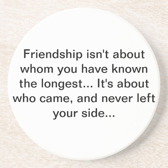 Freundschaft coster getränkeuntersetzer (Vorne)