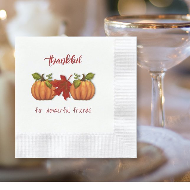 Freundschaft Danksagend für Freunde Abendessen Nap Serviette (Von Creator hochgeladen)