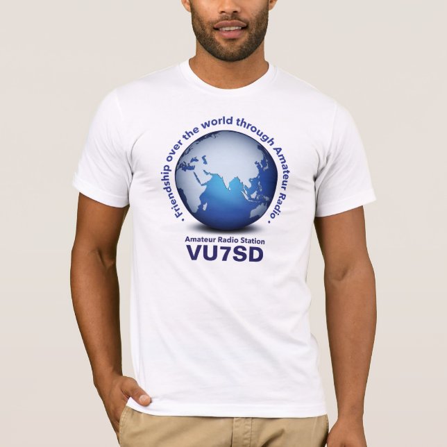 Freundschaft durch AmateurradioT - Shirt [ASIEN] (Vorderseite)