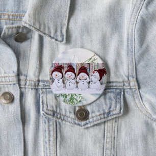 Freundschaft erwärmt einen kalten Tag Button