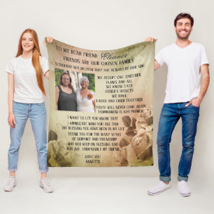 Freundschaft Fleecedecke