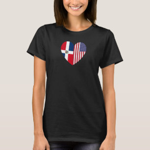 Freundschaft Forever America und Dominikanische Re T-Shirt