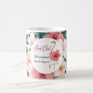 Freundschaft Freunde Buchclub Rosa Flamingo Kaffeetasse