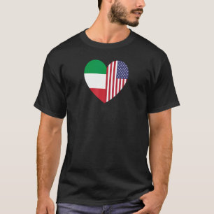 Freundschaft für immer Amerika und Italien T-Shirt