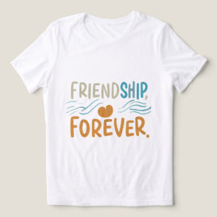Freundschaft für immer Tri-Blend shirt