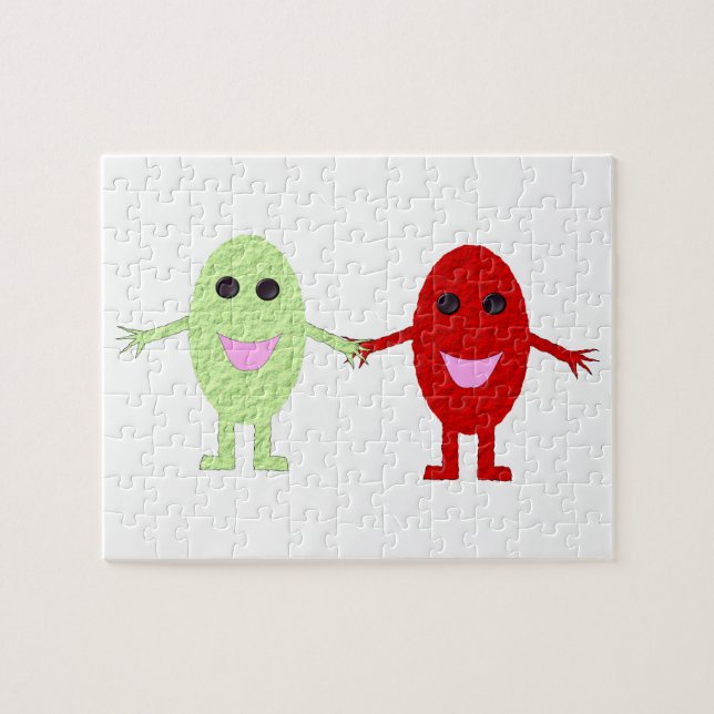 Freundschaft Grapes Puzzle (Horizontal)