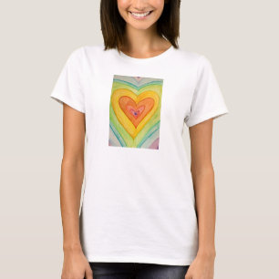 Freundschaft hört Rainbow Kundenspezifische Liebe- T-Shirt