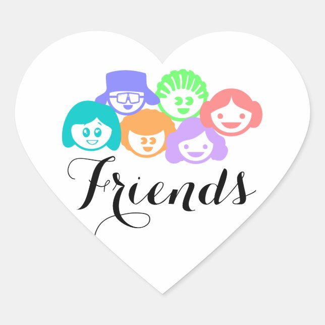 Freundschaft, Hübsche Sticker (Vorderseite)