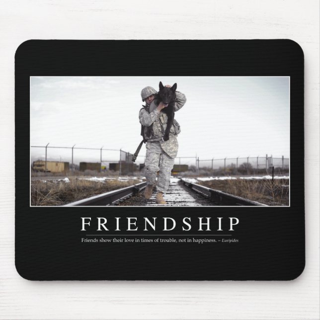 Freundschaft: Inspiration Mousepad (Vorne)
