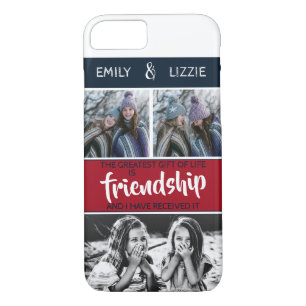 Freundschaft inspirierende beste Freundin mit Name Case-Mate iPhone Hülle