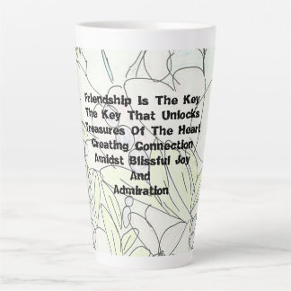 Freundschaft ist der Schlüssel   Milchtasse