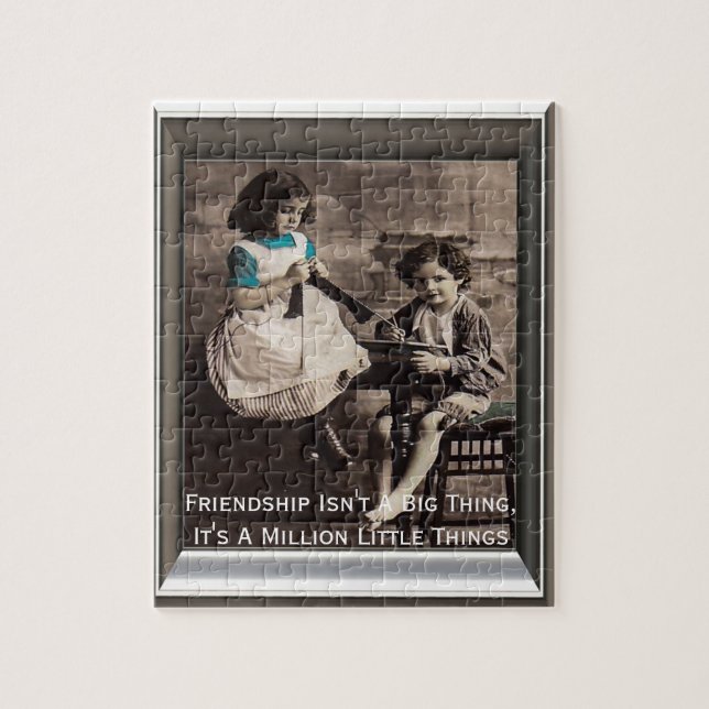 Freundschaft ist nicht eine große Sache Puzzle (Vertikal)