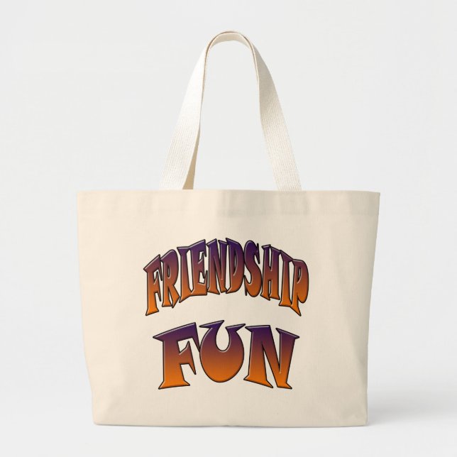 FREUNDSCHAFT JUMBO STOFFBEUTEL (Vorne)