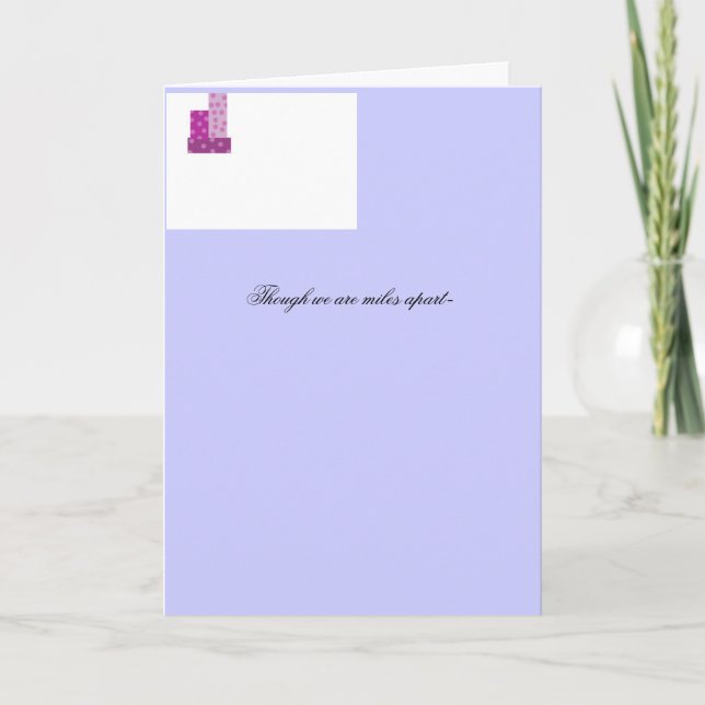 Freundschaft Karte (Vorderseite)