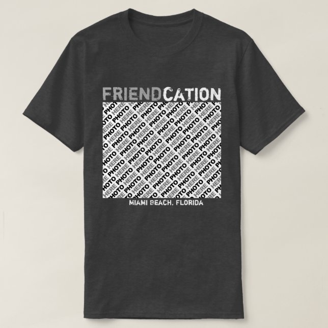 Freundschaft kreieren Sie Ihren eigenen dunklen T  T-Shirt (Design vorne)