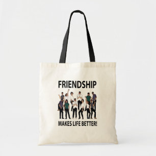Freundschaft macht das Leben besser Freundschaft  Tragetasche