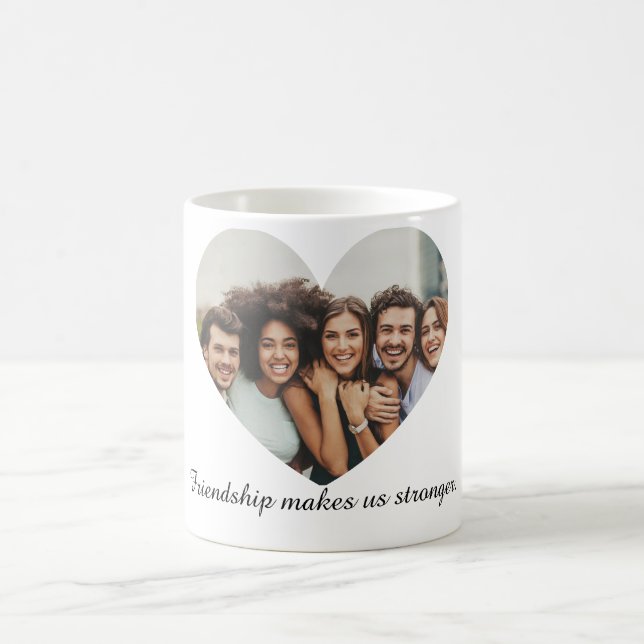 Freundschaft macht uns stärker. kaffeetasse (Mittel)