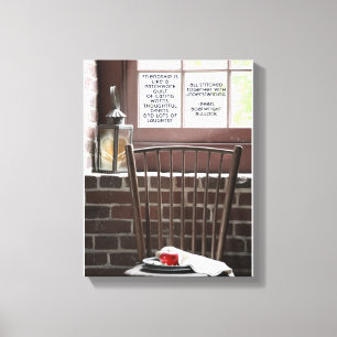 Freundschaft Millers Chair Wrapped Canvas (Premium Leinwanddruck