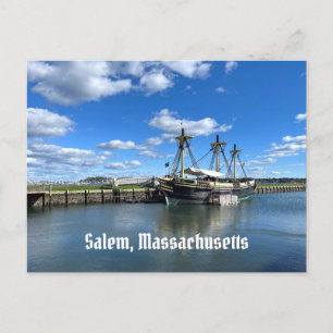 Freundschaft mit Salem Schiff in Salem Massachuset Postkarte