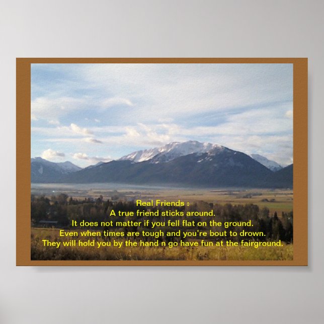 Freundschaft Poster (Vorne)