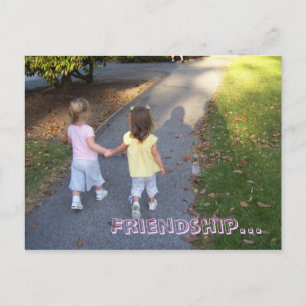 Freundschaft Postkarte