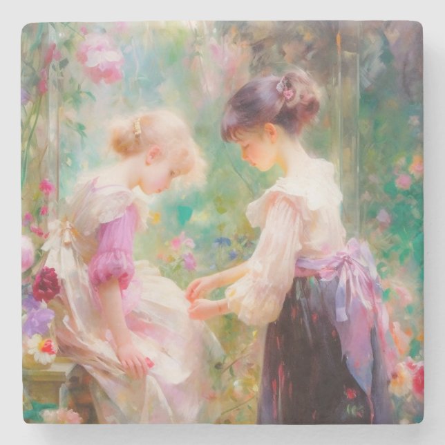 Freundschaft Steinuntersetzer (Vorderseite)