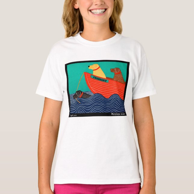 Freundschaft - Stephen Huneck T-Shirt (Vorderseite)