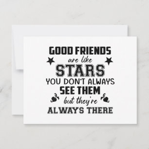 Freundschaft T-Shirt Zitat Guter Freund Wie Stern Save The Date
