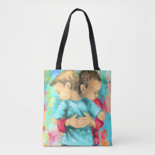Freundschaft Tote Bag Kinder umarmt