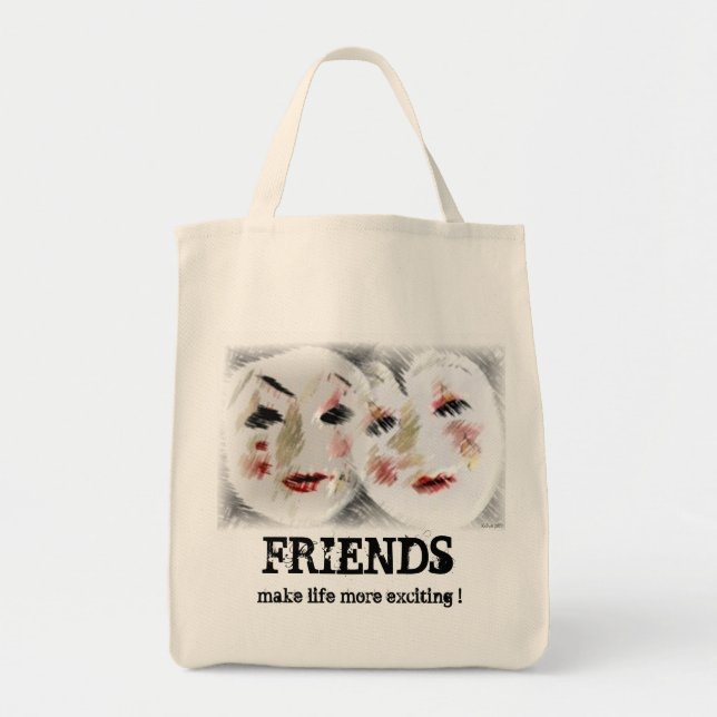 Freundschaft Tote Bag Tragetasche (Vorne)
