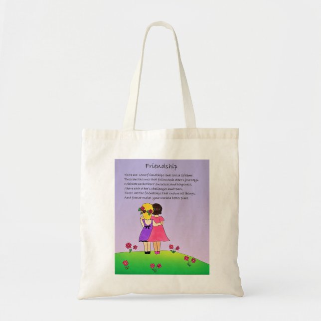 Freundschaft Tote Bag Tragetasche (Vorne)