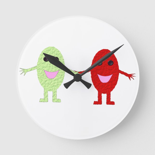 Freundschaft Trauben Uhr (Vorderseite)
