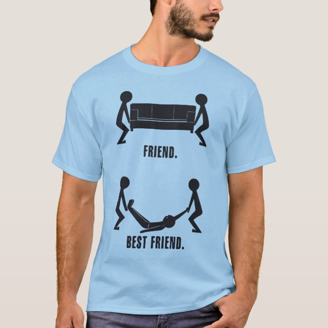 Freundschaft und beste Freunde T-Shirt (Vorderseite)